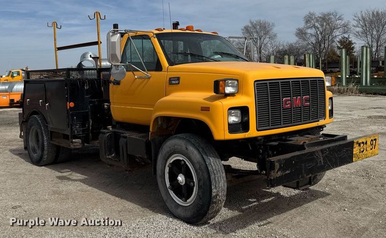 image for item EM3611 1997 GMC C7500 utility / service truck