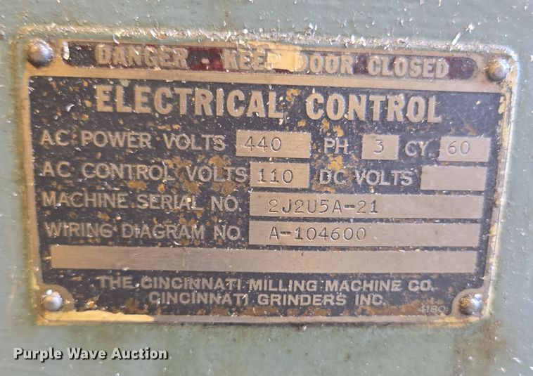 image for item EN3530 Cincinnati 2ML milling machine