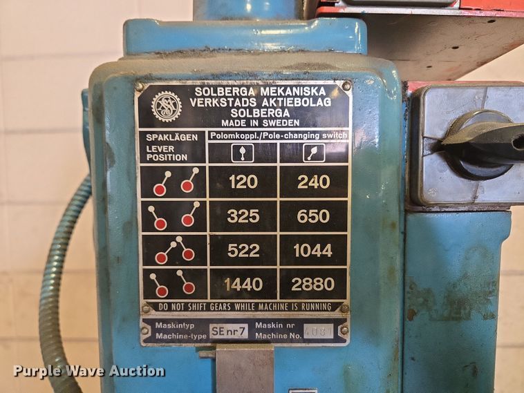 image for item EN3539 Willis drill press