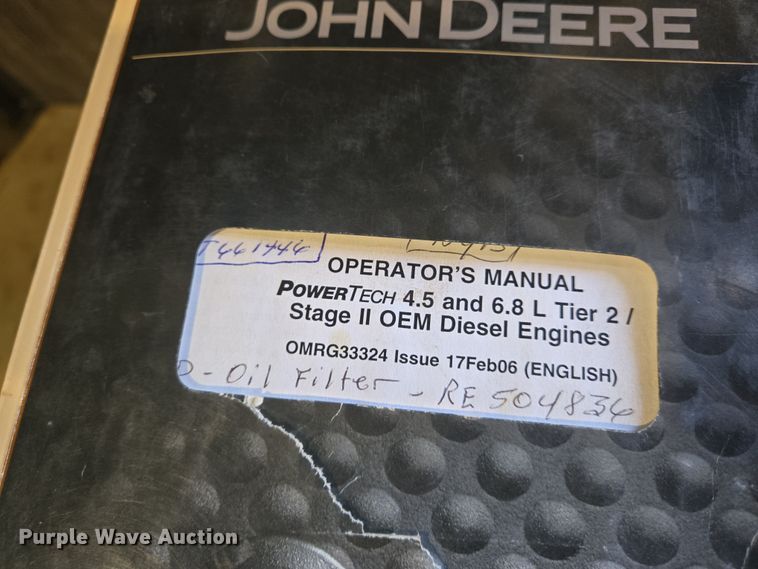 image for item EN8756 2007 John Deere 4045TF275 engine
