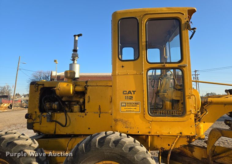 image for item EN8757 1961 Caterpillar 112 rigid frame motor grader
