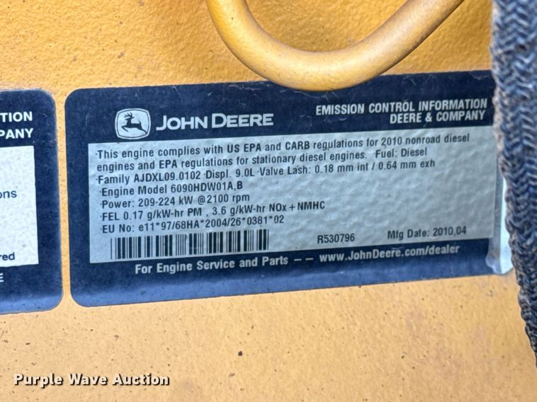 image for item EQ1168 2010 John Deere 770G motor grader