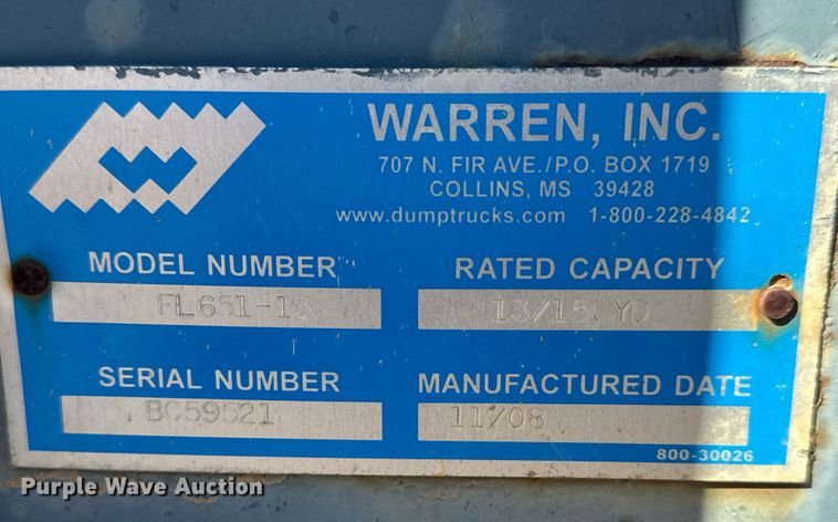 image for item EQ1169 2009 International WorkStar 7400 dump truck