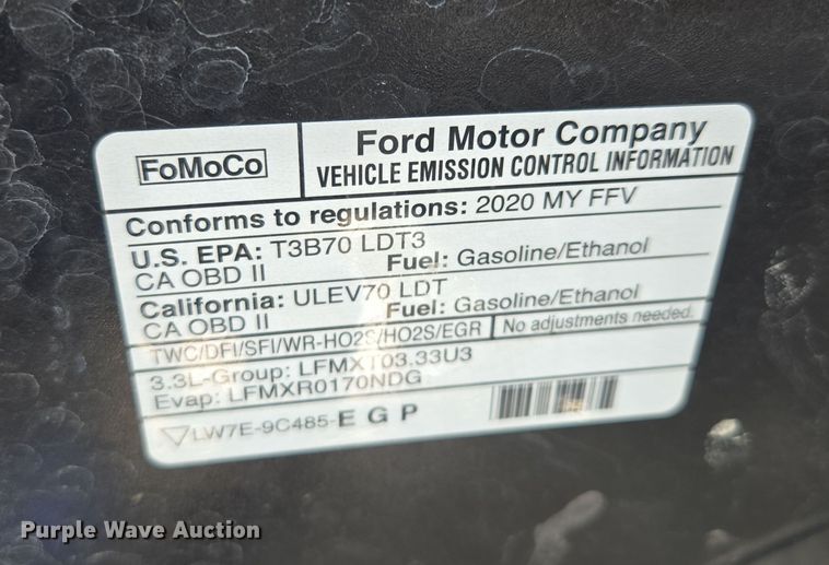 image for item EQ6803 2020 Ford  Explorer Police Interceptor SUV