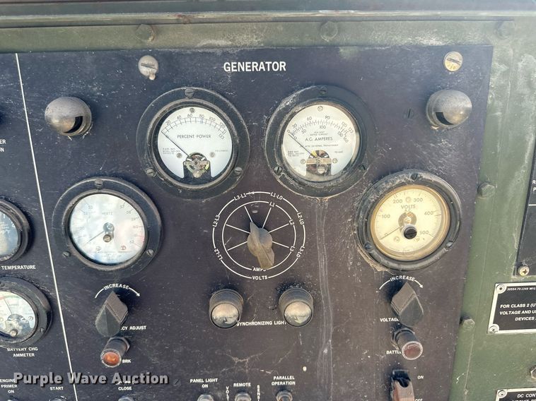 image for item ER8897 1982 Libby MEP 005A generator