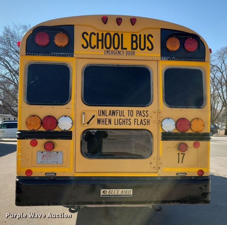 image for item NB9869 2008 Bluebird school bus
