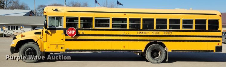 image for item NB9869 2008 Bluebird school bus