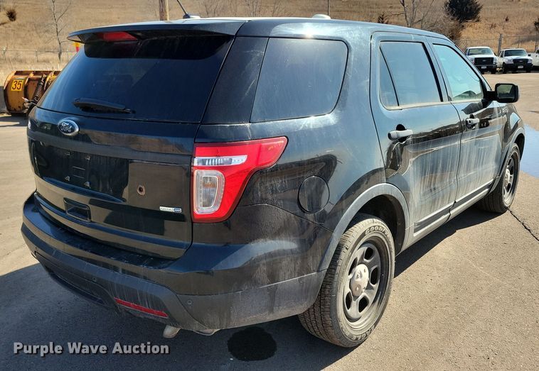 image for item NB9896 2014 Ford Explorer Police Interceptor SUV
