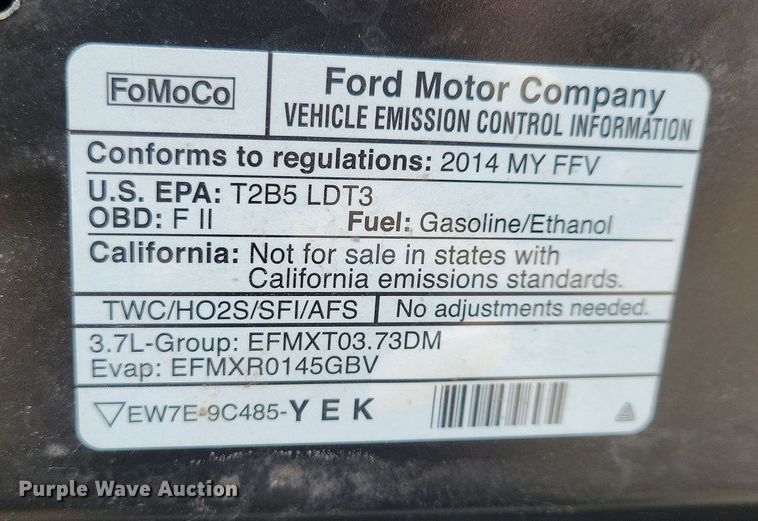 image for item NB9896 2014 Ford Explorer Police Interceptor SUV