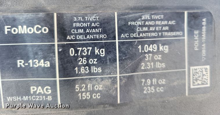 image for item NB9904 2013 Ford Explorer Police Interceptor SUV