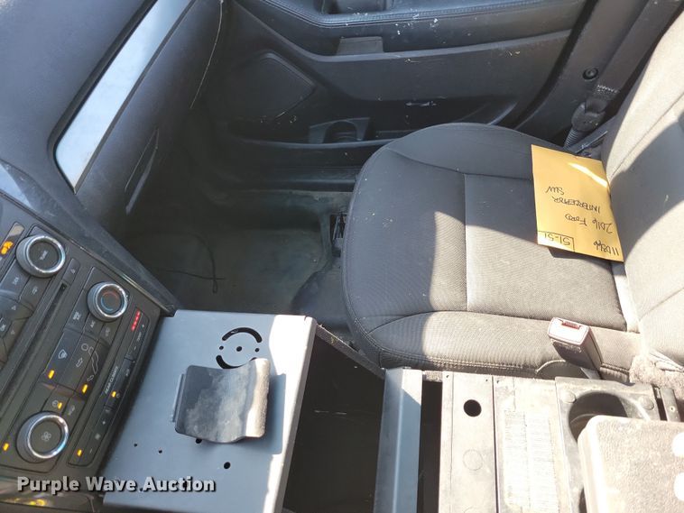 image for item NB9906 2016 Ford Explorer Police Interceptor  SUV