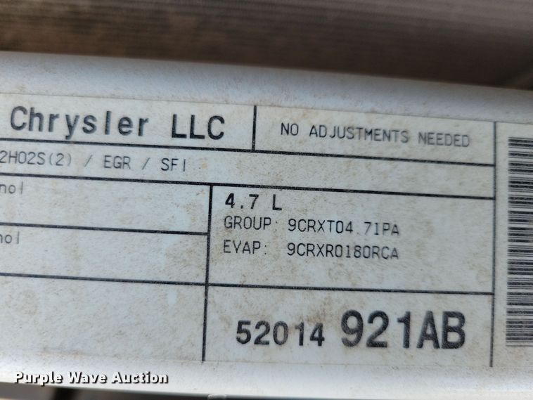 image for item NB9911 2009 Dodge Dakota Ext. Cab pickup truck