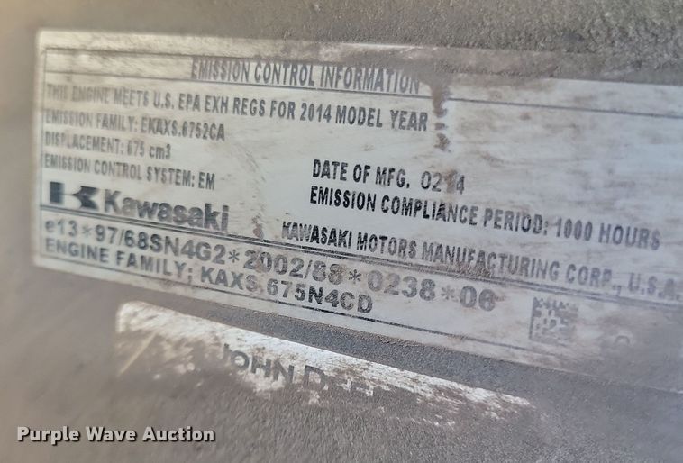 image for item NB9919 2014 John Deere  Gator TX utility vehicle