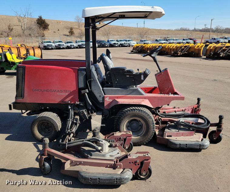 image for item NB9920 2013 Toro Groundsmaster 4000D lawn mower