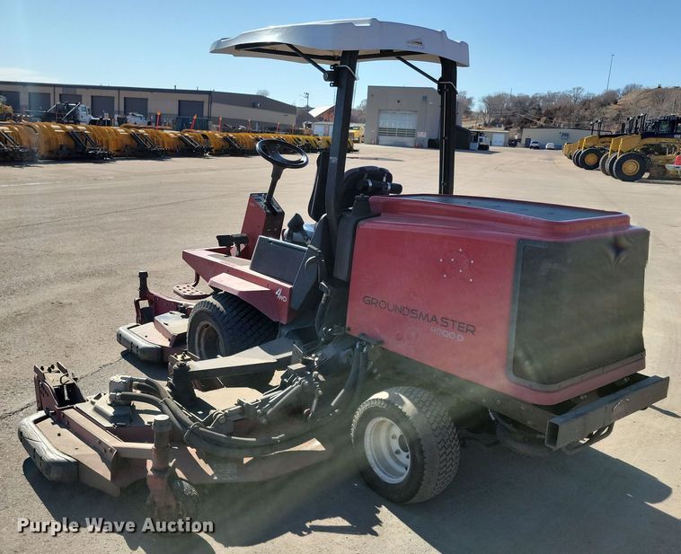 image for item NB9920 2013 Toro Groundsmaster 4000D lawn mower