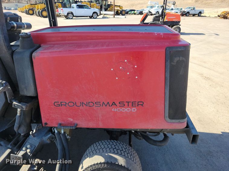 image for item NB9920 2013 Toro Groundsmaster 4000D lawn mower