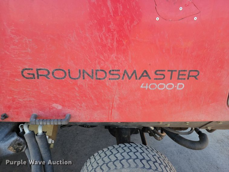 image for item NB9920 2013 Toro Groundsmaster 4000D lawn mower