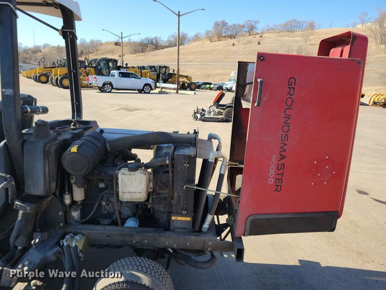 image for item NB9920 2013 Toro Groundsmaster 4000D lawn mower