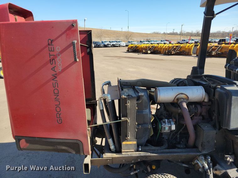 image for item NB9920 2013 Toro Groundsmaster 4000D lawn mower