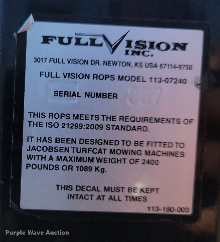 image for item NB9922 Jacobsen Turfcat lawn mower