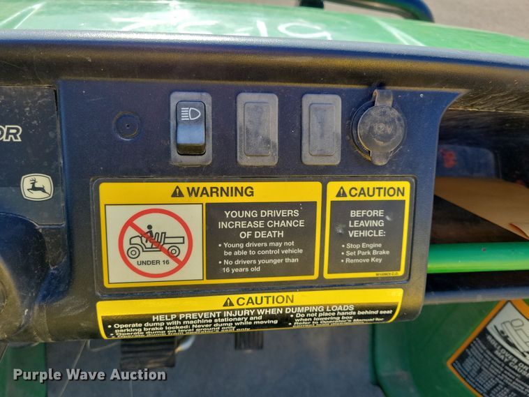 image for item NB9923 2013 John Deere Gator TS utility vehicle