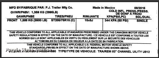 image for item NB9930 2016 PJ U18121 utility trailer