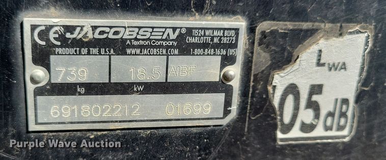 image for item NB9939 Jacobsen Turfcat lawn mower