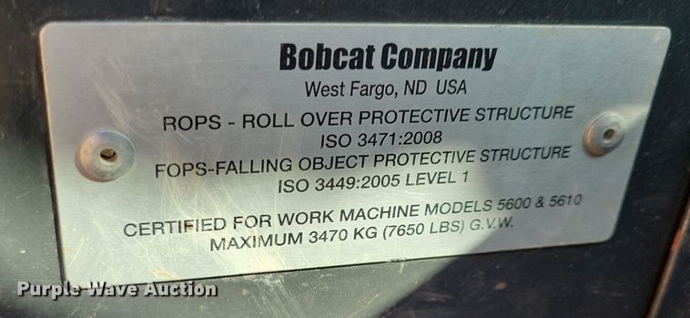 image for item NB9944 2013 Bobcat Toolcat 5600 utility vehicle
