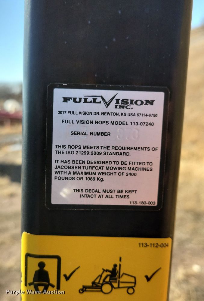 image for item NB9945 Jacobsen Turfcat lawn mower