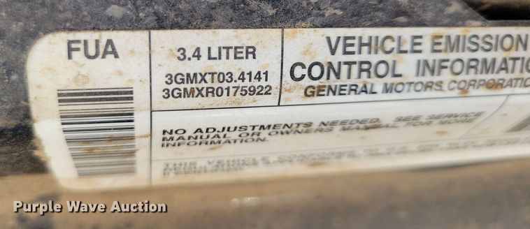 image for item NB9954 2003 Chevrolet  Venture van