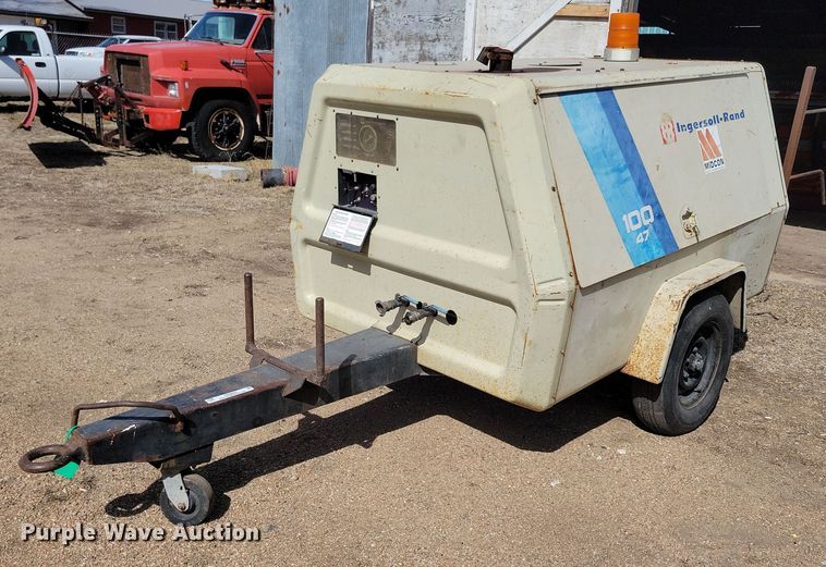 image for item NB9962 Ingersoll Rand 100 air compressor