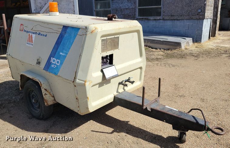 image for item NB9962 Ingersoll Rand 100 air compressor