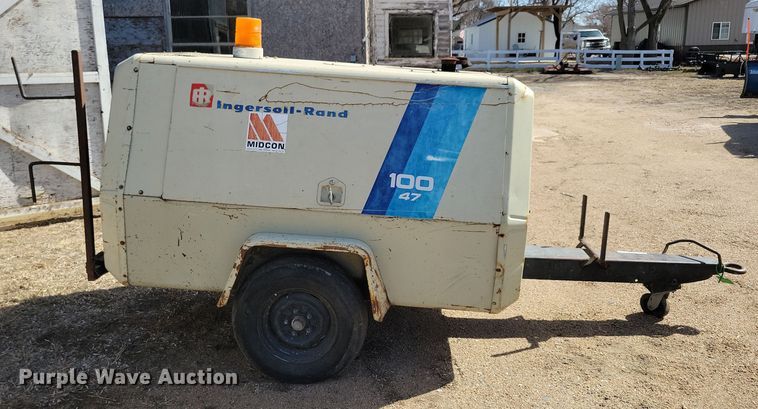 image for item NB9962 Ingersoll Rand 100 air compressor