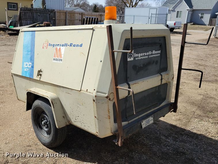 image for item NB9962 Ingersoll Rand 100 air compressor