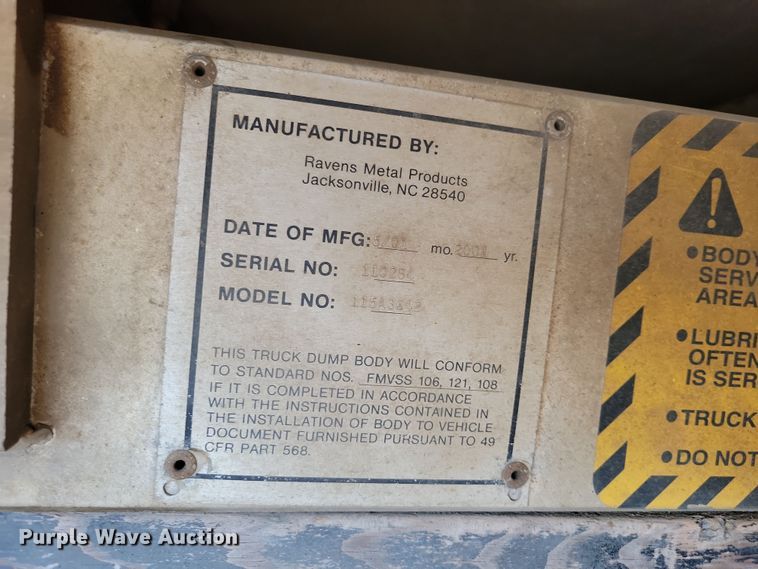 image for item NB9967 2002 Sterling LT9500 dump truck