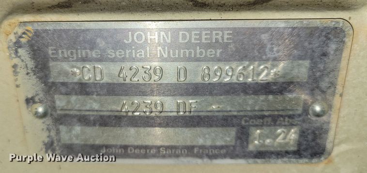 image for item NB9971 1991 Ingersoll Rand 175 air compressor