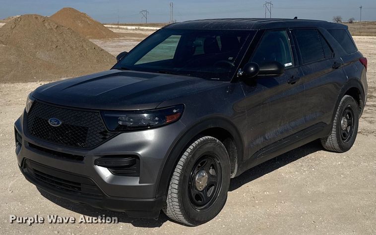image for item NN9708 2021 Ford Explorer Police Interceptor SUV