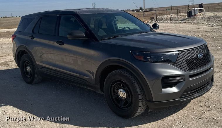 image for item NN9708 2021 Ford Explorer Police Interceptor SUV