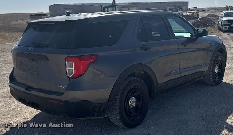 image for item NN9708 2021 Ford Explorer Police Interceptor SUV