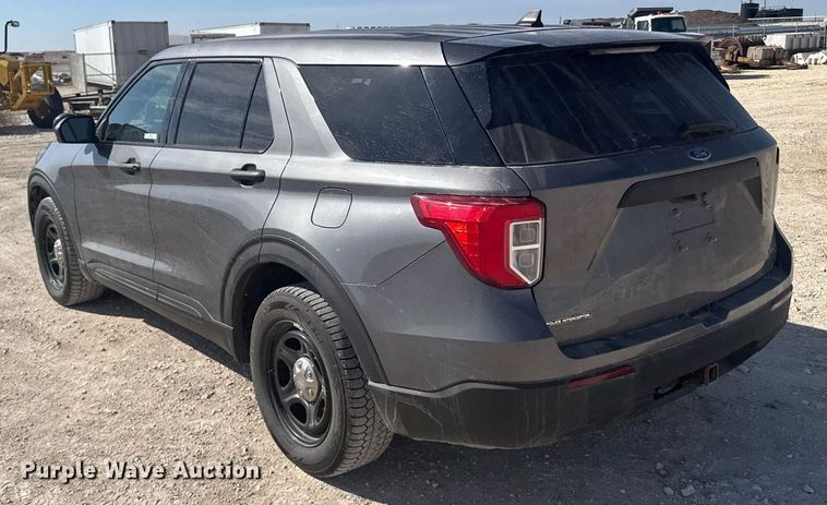 image for item NN9708 2021 Ford Explorer Police Interceptor SUV