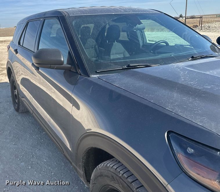 image for item NN9708 2021 Ford Explorer Police Interceptor SUV