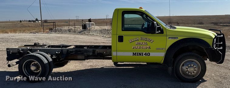 image for item NN9710 2007 Ford F550 truck cab and chassis