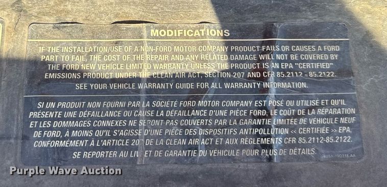 image for item NN9710 2007 Ford F550 truck cab and chassis