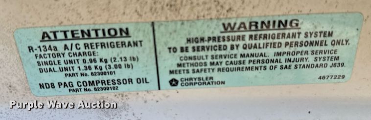 image for item NN9727 1998 Dodge Caravan van