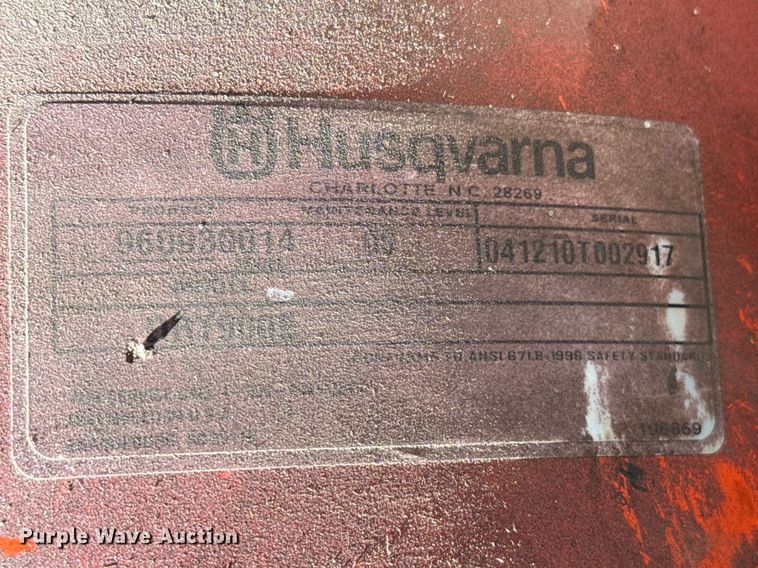 image for item NN9731 Husqvarna DRT900E rear-tine tiller