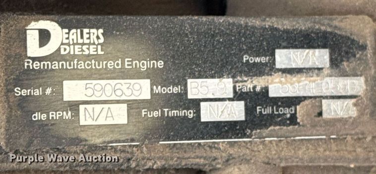 image for item NN9732 1996 Ford F800 refuse truck