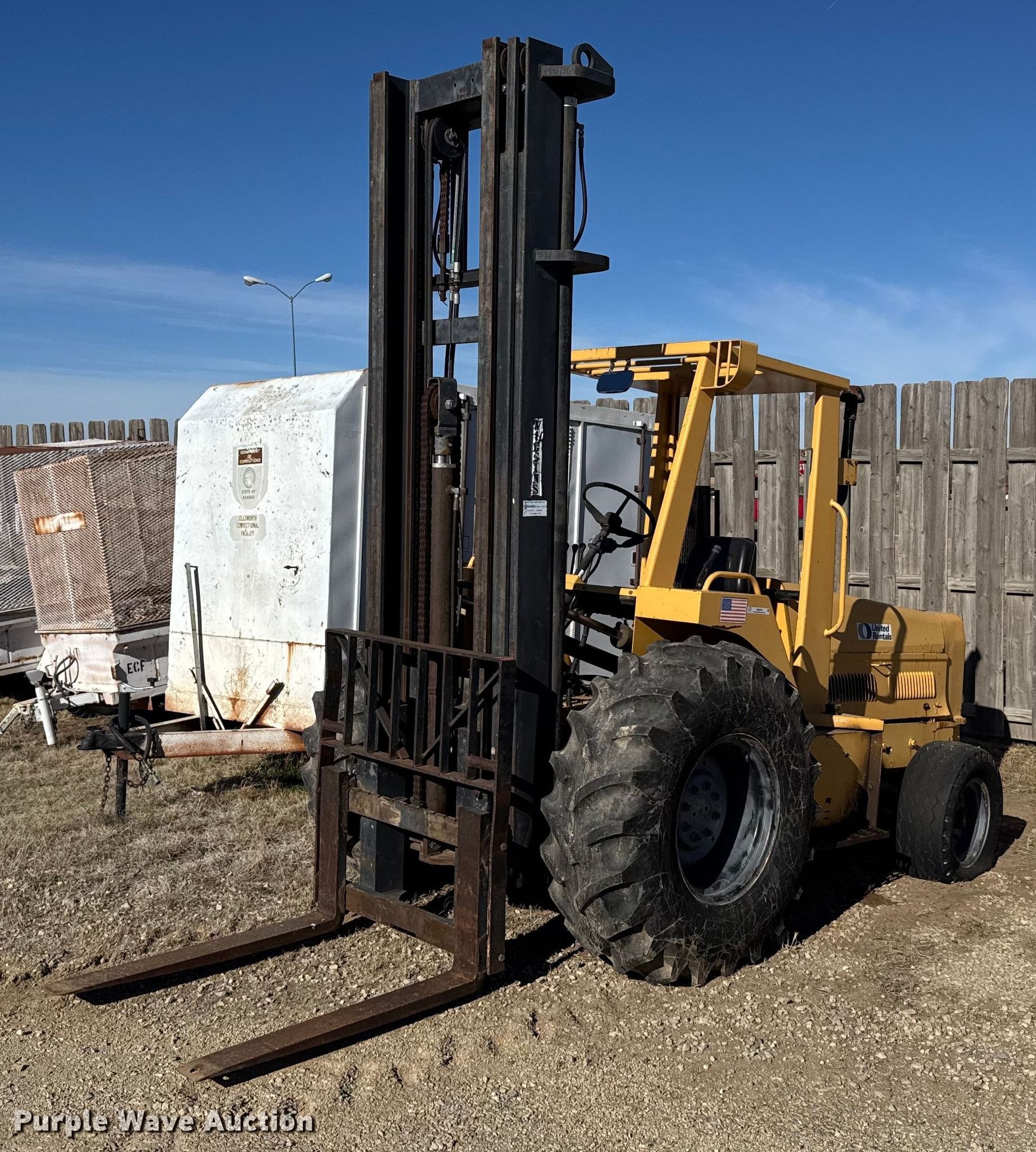1997 Wiggins W60 0BS forklift in Ellsworth, KS | Item NN9726