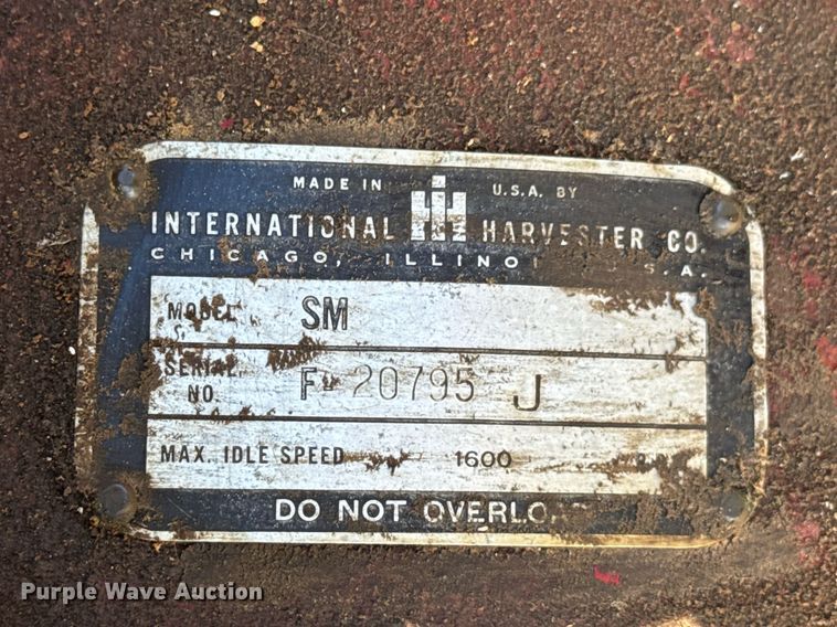 image for item DO0448 1953 Farmall Super M tractor