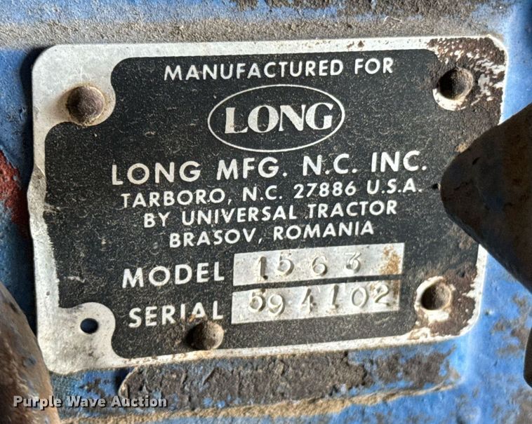 image for item DO0451 Long 1563 tractor