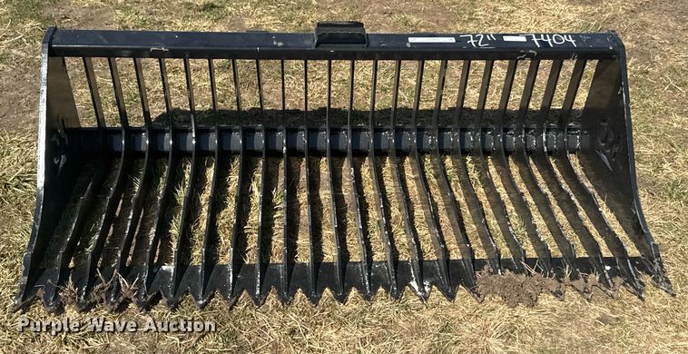 image for item DO0669 KC QT-SB-H72-F skid steer rock bucket